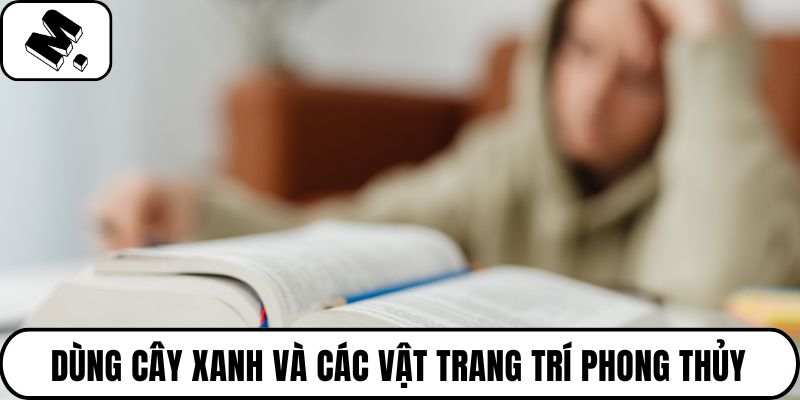 Dùng cây xanh và các vật trang trí phong thủy
