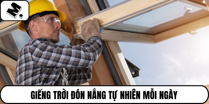 Giếng trời đón nắng tự nhiên mỗi ngày