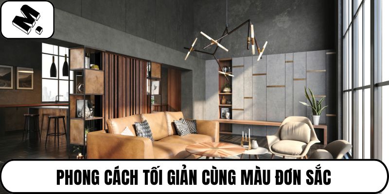 Phong cách tối giản cùng màu đơn sắc
